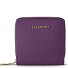 Bologna Leather Medium Zip-Around Geldbörse Leder 10 cm Variante purple