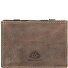  Vintage Geldbörse Leder 7.5 cm Variante brown