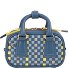  Woven Handtasche Leder 20.5 cm Variante denim blue