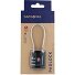  Global TA Kofferschloss mit Zahlenschloss 10 cm Variante black
