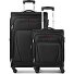  Beaumont 4 Rollen Kofferset 2-teilig mit Dehnfalte Variante black