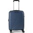  5808 4 Rollen Kabinentrolley 55 cm mit Dehnfalte Variante blau