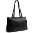  Alverino Schultertasche Leder 38 cm Laptopfach Variante black
