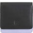  Flores Geldbörse Leder 10 cm Variante black-lavander