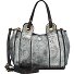  Hasni Mini Bag Handtasche Leder 17 cm Variante piombo+t-grigio