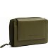  Orveta Geldbörse RFID Schutz Leder 13 cm Variante olive green
