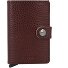  Miniwallet Vegetable Kreditkartenetui RFID Leder 6,5 cm Variante espresso-brown