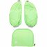  Zubehör Fluo Led Seitentaschen Sicherheitsset 3tlg. Variante grün