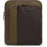  Black Square Umhängetasche Leder 23 cm Variante green-black-mahogany