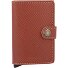  Miniwallet Saffiano Kreditkartenetui RFID Leder 6,5 cm Variante caramel