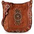  Nora Umhängetasche Leder 26 cm Variante cognac