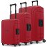  Essentials 15 4-Rollen Kofferset 3-tlg. mit Dreipunkt-Verschluss Variante classic red