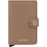  Miniwallet Kreditkartenetui RFID Schutz Leder 6.5 cm Variante cappuccino