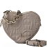  Fashion Mini Bag Umhängetasche Leder 14 cm Variante alpaca beige