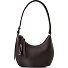  Goccia Schultertasche Leder 22 cm Variante cioccolato 2