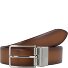  Gürtel Leder Variante cognac-schwarz | 105 cm
