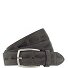  Gürtel Leder Variante grau | 115 cm