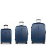  Paradise XP 4 Rollen Kofferset 3-teilig mit Dehnfalte Variante blau