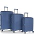  AirLite 4 Rollen Kofferset 3-teilig mit Dehnfalte Variante blue