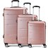  5583 4 Rollen Kofferset 3-teilig Variante rosa