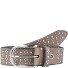  Nietengürtel Leder Variante taupe | 100 cm