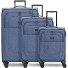  Essentials 12 THREE SET 4 Rollen Kofferset 3-teilig mit Dehnfalte Variante blue 2
