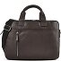  Kennington Aktentasche Leder 40 cm Laptopfach Variante darkbrown