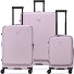  Florence 4 Rollen Kofferset 3-teilig mit Dehnfalte Variante lilac