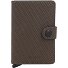  Miniwallet Kreditkartenetui RFID Leder 6 cm Variante khaki