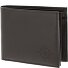  Leather Geldbörse RFID Schutz Leder 10 cm Variante braun-windrose 2.0