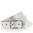  Gürtel Variante silber metallic | 75 cm