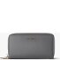  Bologna Leather XL Double Zip-Around Geldbörse RFID Leder 20 cm Variante grey
