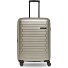  Collection 04 THE MEDIUM + 4 Rollen Trolley M 66 cm mit Dehnfalte Variante champaign-metallic