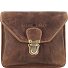  Vintage Gürteltasche Leder 15 cm Variante sattelbraun