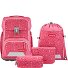  Basis Schulranzen-Set 4-teilig Variante Pink Bubbles