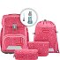  Basis Schulranzen-Set 4-teilig Variante Pink Bubbles