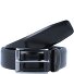  Premium Gürtel Leder Variante schwarz | 85 cm