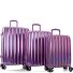  Astro 4 Rollen Kofferset 3-teilig mit Dehnfalte Variante purple