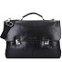  Romano Aktentasche Leder 44 cm Laptopfach Variante schwarz
