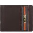  Don Leonardo Geldbörse RFID Leder 10 cm Variante dunkelbraun