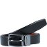  Wendegürtel Leder Variante black-cognac | 105 cm