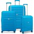  Starlight 3.0 4 Rollen Kofferset 3-teilig mit Dehnfalte Variante turquoise