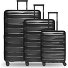  Travel 4-Rollen Kofferset 3-tlg. mit Dehnfalte Variante black night metallic
