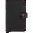  Miniwallet Kreditkartenetui RFID Schutz Leder 6.5 cm Variante black fuchsia