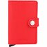  Miniwallet Crisple Kreditkartenetui Geldbörse RFID Leder 6,5 cm Variante red