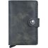  Miniwallet Vintage Kreditkartenetui Geldbörse RFID Leder 6,5 cm Variante olive black