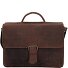  Retro Newton Aktentasche Leder 41 cm Laptopfach Variante dunkelbraun