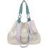  Limited Painted Straw Schultertasche 43 cm Variante silver jade