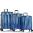  Astro 4 Rollen Kofferset 3-teilig mit Dehnfalte Variante blue