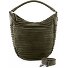  Riffeltier S Schultertasche Leder 33 cm Variante khaki green
